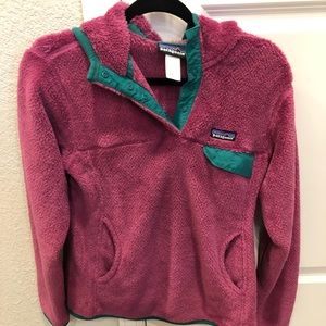 Patagonia Snap fleece pullover, hooded